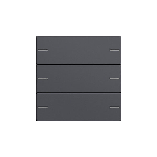 Gira Wippenset 3-fach Tastsensor Anthrazit 575328